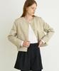 Asif Basic Round Jacket (Khaki Beige)