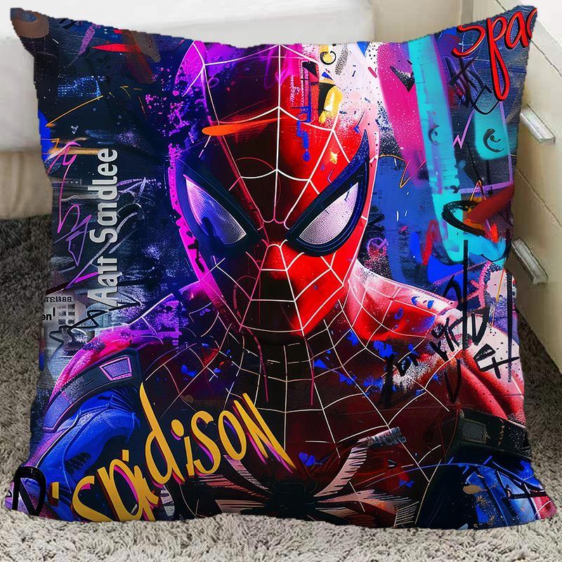 Spiderman Avengers Movie Peripheral Pillow Double-Sided Bedside Pillow Cushion