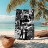 1pc Happy Birthday Celebration Microfiber Quick Dry Beach Towel Absorbent Soft Oversized Sand Free Towel for Travel Pool Gym Swimming Yoga 20a157