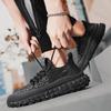 Fashion 2025 Men's Summer Breathable Mesh Shoes Versatile Thick Soled Sport Casual Shoes Korean Version Fashion Trend Fly Weave Sneakers