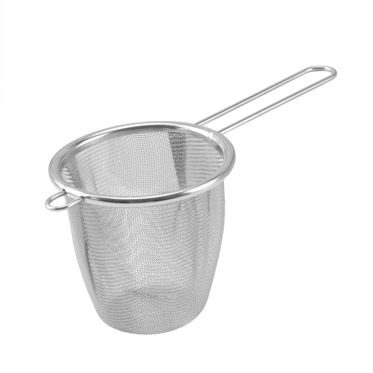 

Заварщик для чая с ручкой, мелкоячеистое многоразовое сито для чайных листьев, фильтр для кофейной муки, ручное сито для чайника, кухонные аксессуары