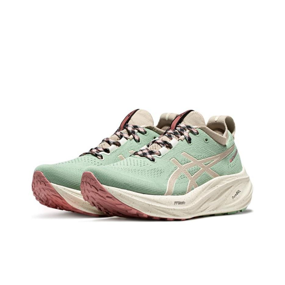 Asics Gel Nimbus 26 TR Nature Bathing - Rose Rougue Scarpe da ginnastica Donna Verdi 1012B653-250