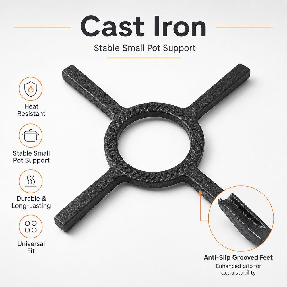 Anti-Slip Stove Burner Trivet Gas Stove Pan Support Pot Support Rack Gas Stove Use