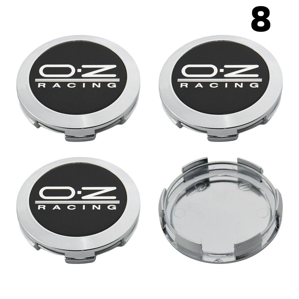 1Set/4PCS 64MM OD / 62MM ID Cap For Rims OZ Logo Wheel Center Cap Sport Car Wheel Cover Hub caps