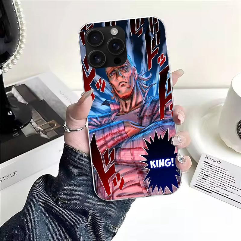 One P-Punch-Man Saitama King For iPhone 13 12 Mini 11 Pro Max 7 Plus 8 Phone Case X XR XS 6S 6 5S 5 Print Fundas Cover Soft Coqu
