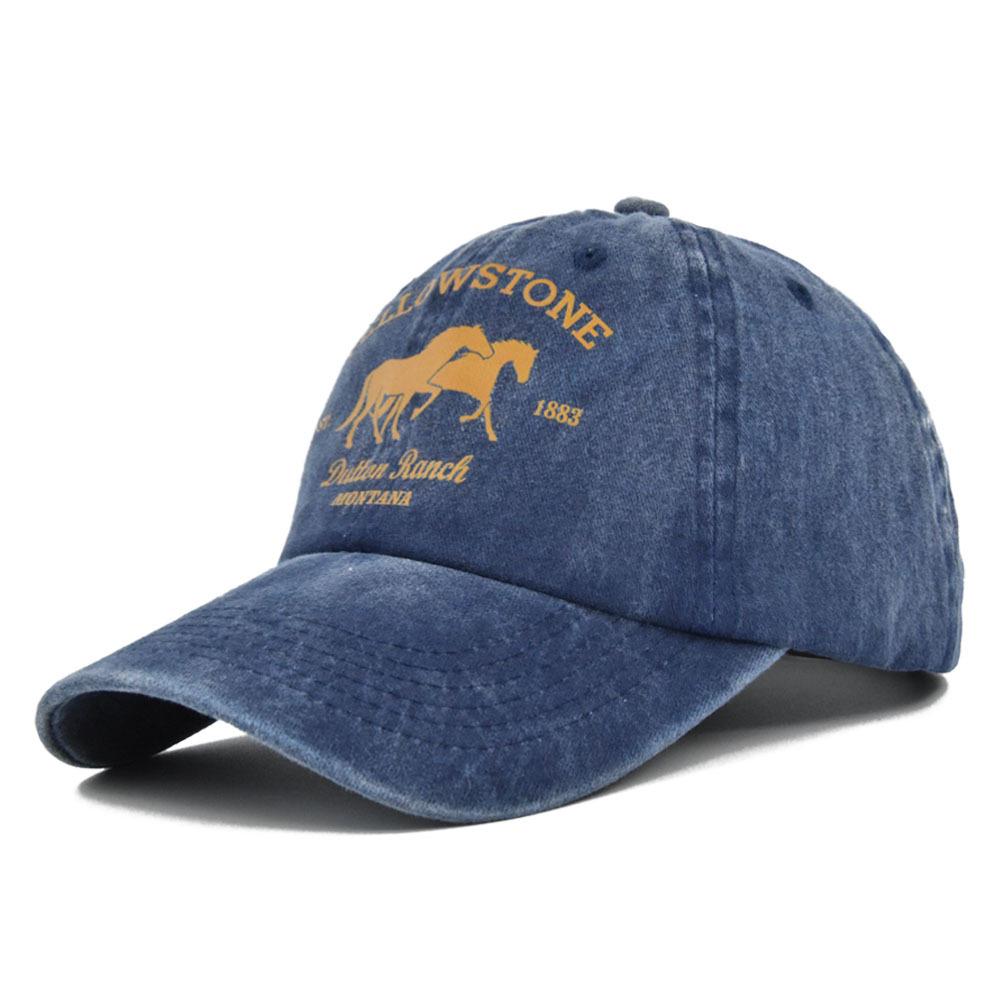 Baseball Cap Snapback Hat YELLOWSTONE Sun hat Spring Autumn baseball cap Sport cap Hip Hop Fitted Cap Hats For Unisex Women