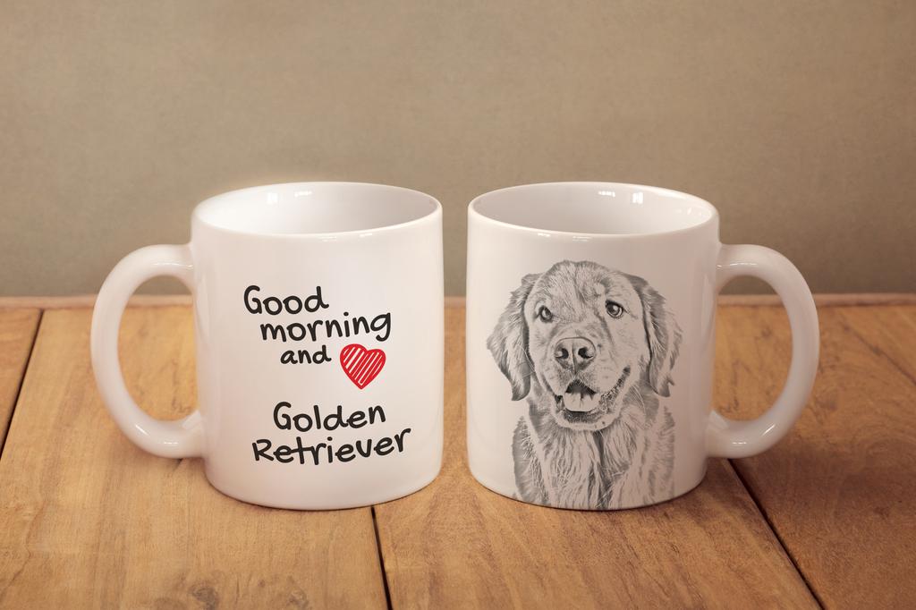 Golden Retriever - cup with a dog, personalized cup with a print, a classic gift for everyone from the Art-Dog brand