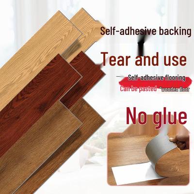 Self-Adhesive Waterproof Vinyl Stone Floor Sticker: Thick, Wear-Resistant PVC Covering for Bedrooms