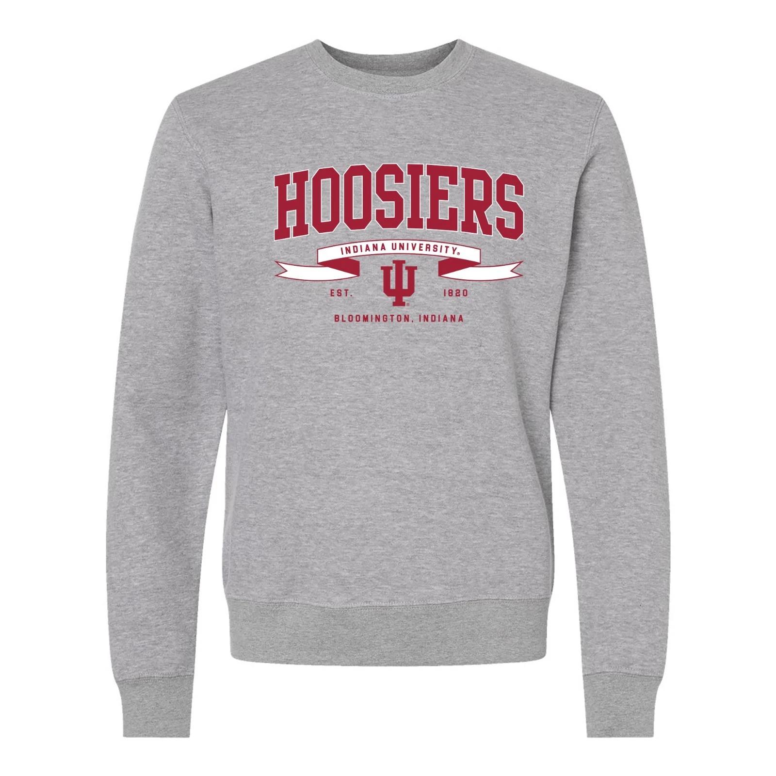 Indiana Ribbon Flight JA BTB Crewneck - Oxford M