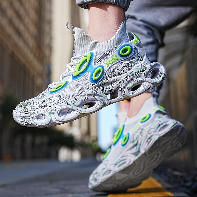 Boty pánské Tenisky Mužské ležérní Pánské Boty tenis Luxusní boty Trenér Závody Prodyšné Boty módní povaleči běhání Boty pro muže