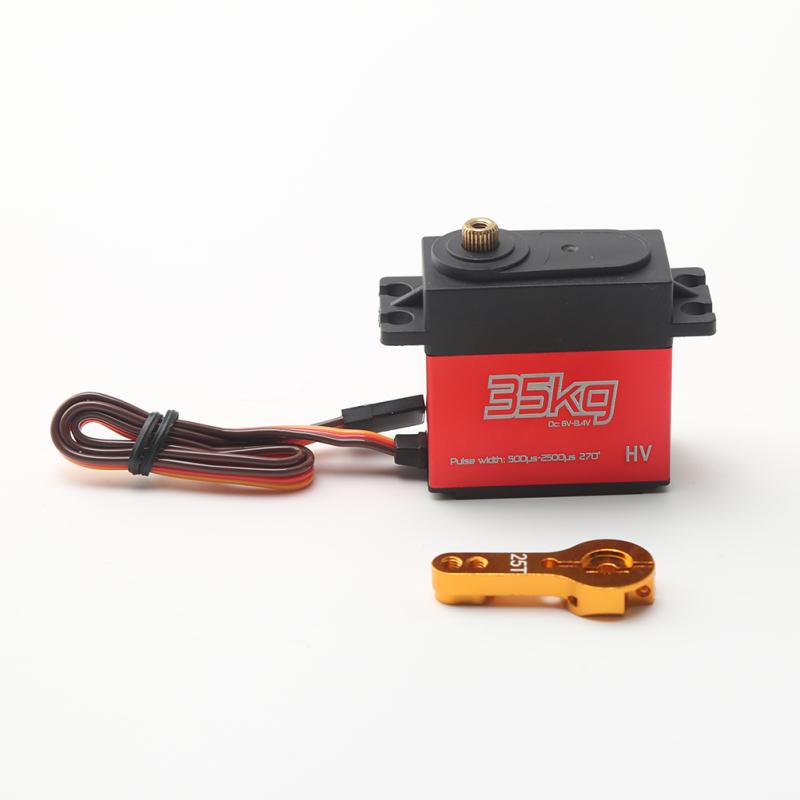 Servo 35kg 270° Vysoký točivý moment Bezjádrový servo motor Digitální a vodotěsný Ds3235 Servo Arduino Servo