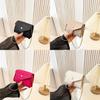 Modern Elegant Crossbody Bag Featuring Unique Stitching Design For Trendy Looks