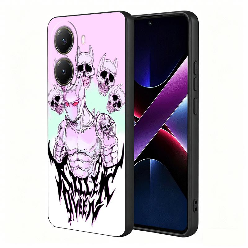 JoJo Adventure Killer Queen Soft Phone Case for Xiaomi Poco X5 X6 X7 X8 Pro Max X3 F7 F8 Ultra M8 M7 M6 M5 Redmi 15 15C 14C 13C