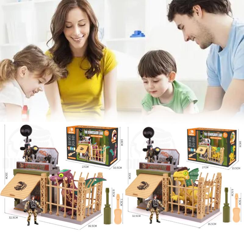 Engaging Battery Powered Dinosaur Model Toy For Children With Easy Diy Assembly