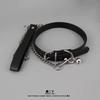 Extra Lange Zware Choker met Bel en Lijn voor Mannen Punk Volwassen Cosplay Ketting