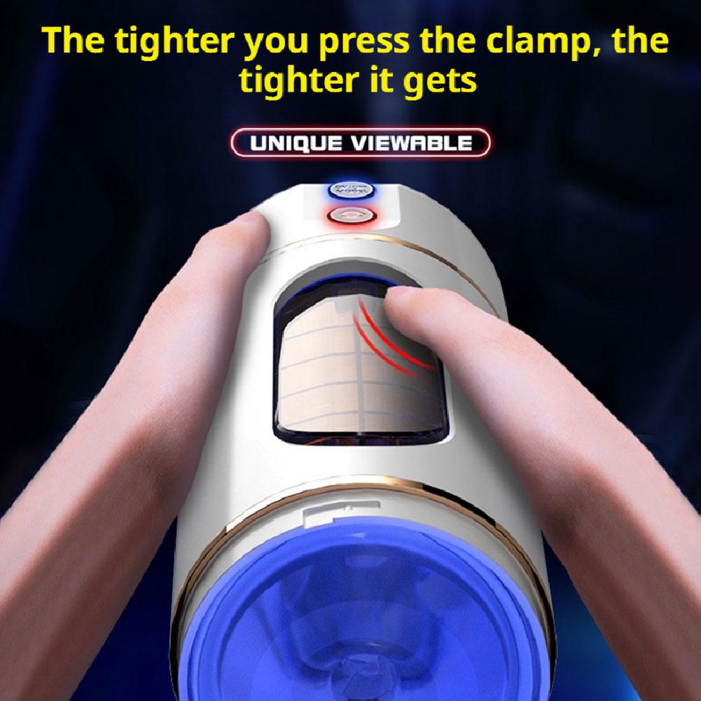 Male Masturbator Cup Manual/Automatic Rotating Modes Pocket Pussy Penis Blowjob Machine Sex Toy for Men Adult Supplies