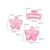 New Hawaiian Flower Hair Claw Clips Discoloration In Sunlight, Strong Hold Beach Hair Accessories for Women Thin Thick Hair
