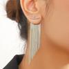 Portable Copper Tassels Earrings Comfortable All Day Wear Daily Fashion Jewelry