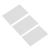 3Pcs Upper Top Screen Lens Replacement Plastic Cover for 2DS Handheld Game Console LCD Screen Parts Accessories