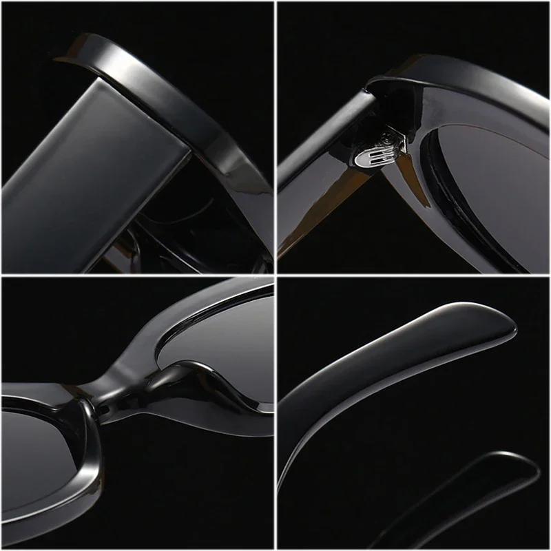 Fashion Oval Women Sunglasses Shades Uv400 Brand Designer Mens Retro Round Leopard Sun Glasses Modern Sunglasses For Women