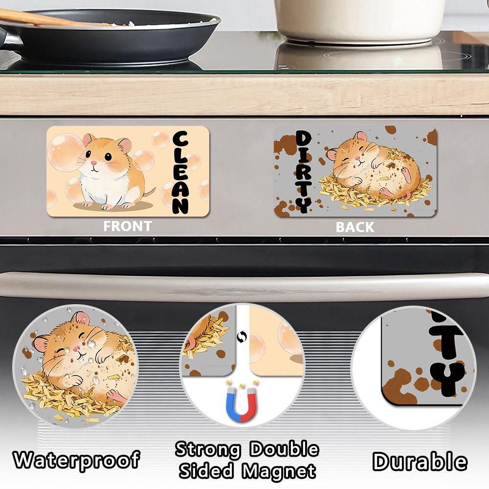 Clean Dirty Indicator Dishwasher Stickers Non-Scratch Dishwasher Sticker  Dishwasher Use