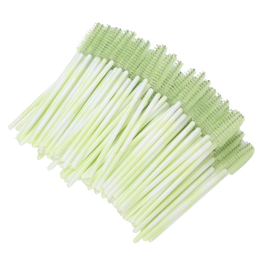 200pcs Disposable Portable Lash Brush Travel Mascara Eyelash Brush Makeup Tool Accessory