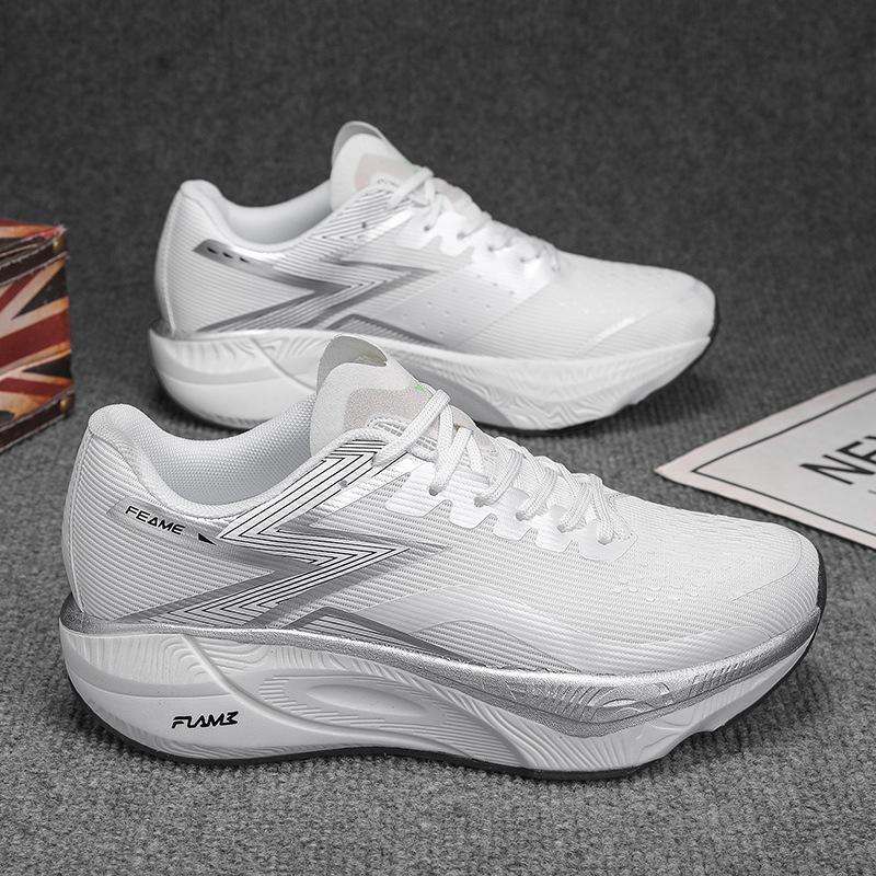 2025 summer new running shoes marathon full palm carbon board racing shoes mesh comfortable sports shoes training shoes