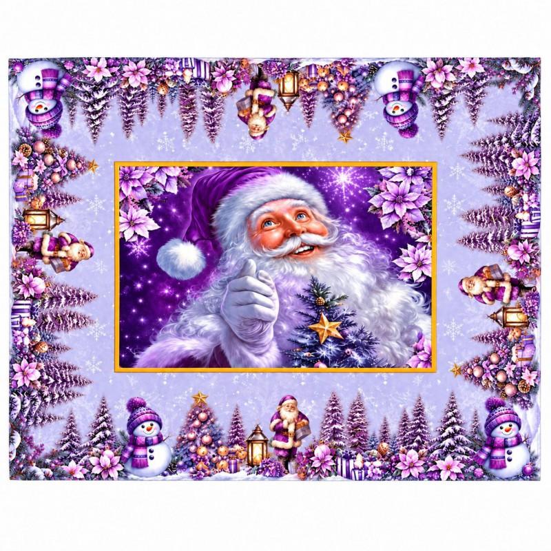Christmas Tablecloth Festive Snowman Santa Print Dining Table Decor Gift