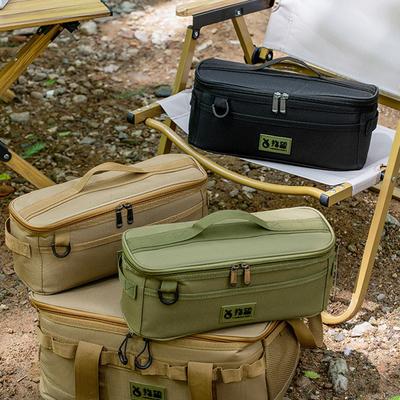 Sac à outils portable multifonctionnel Sac de rangement en tissu Oxford imperméable Rangement Kit d'outils d'urgence Pour petit sac à outils en métal