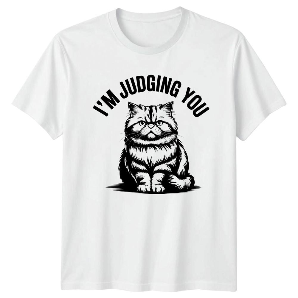 Im Judging You TShirt Cat Animal Birthday Gift For Him And Her S