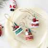 Mini Resin Snowman and Bear Hanging Ornaments for Holiday Decoration