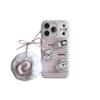 Pink Striped 3D Kitten Phone Case for iPhone 17/16 Pro Max/15/14