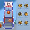 Basketball Game Set Kids Basketball Hoop for Indoor Outdoor with 4 Balls 88cm to 140cm Height Adjust
