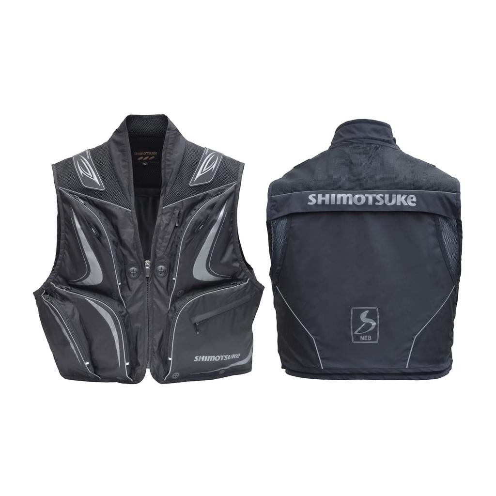 Fiskeväst NEB Neo Blood Light Vest RB Svart x Grå [Shimotsuke]