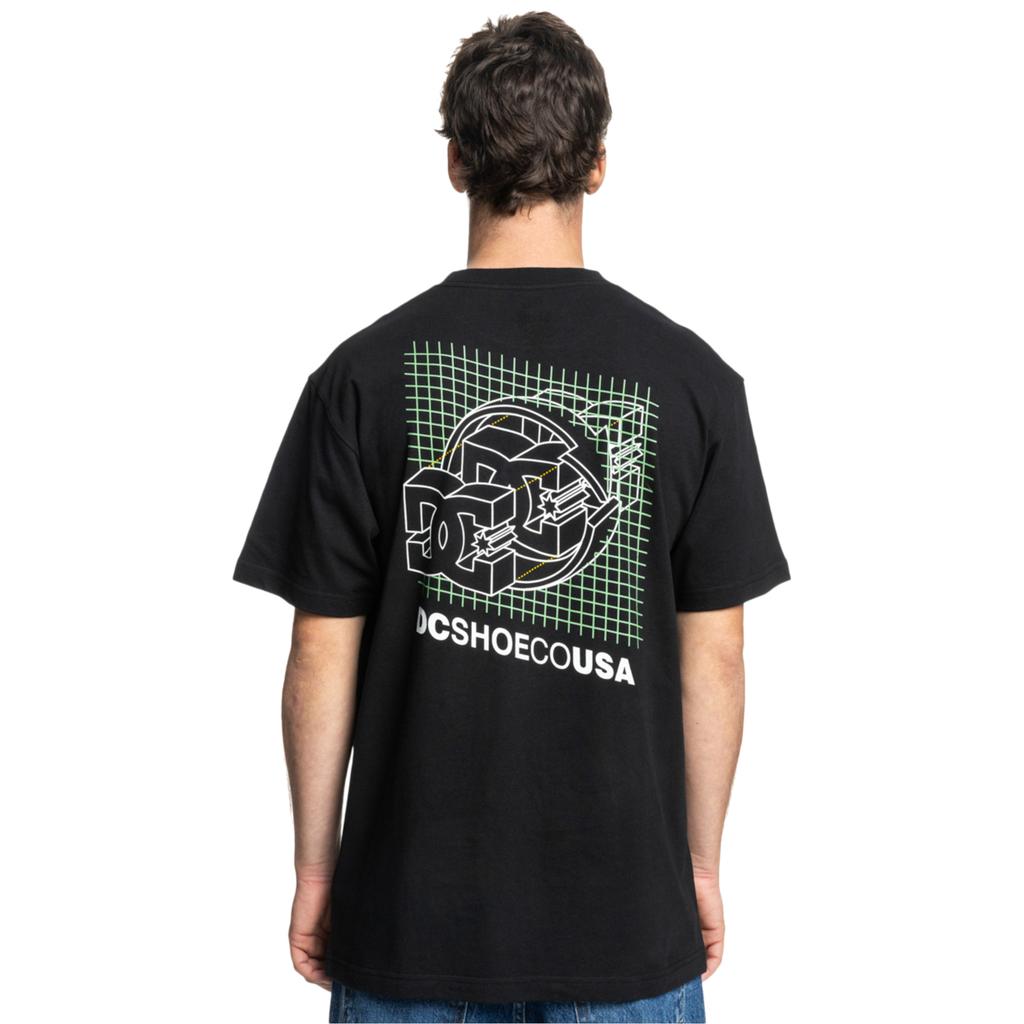 DC Dimensional SS Tee, Mens Black T-shirt