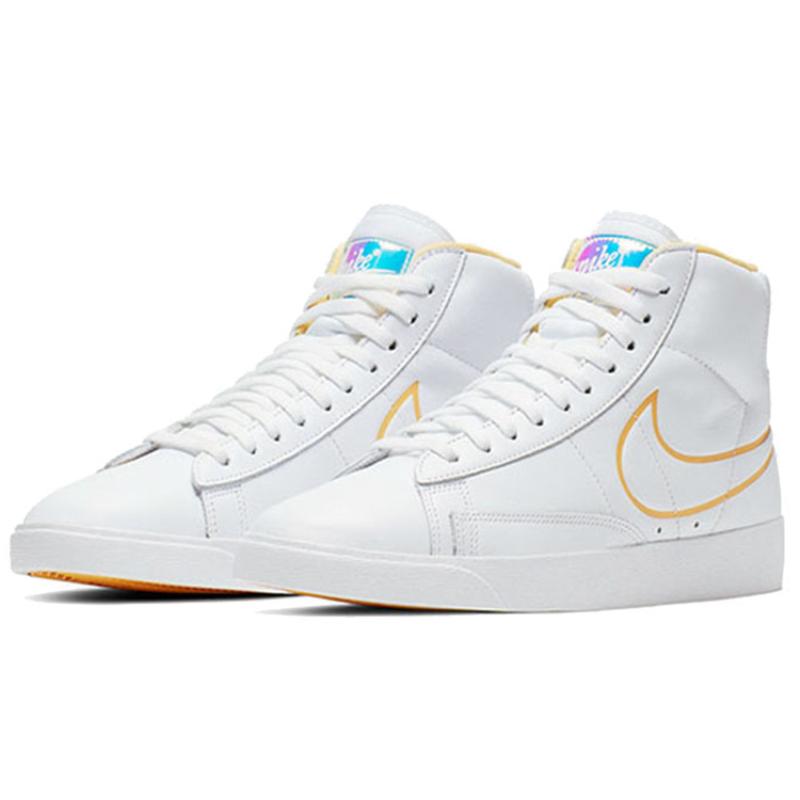 Nike Blazer Mid White Topaz Women's Sneakers Skateboard Shoes CJ3643-100
