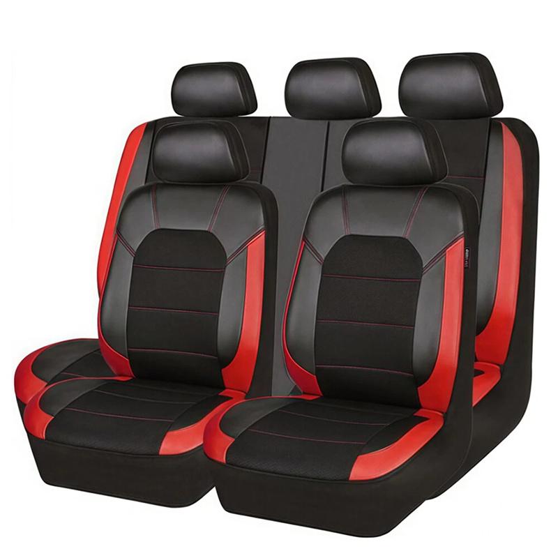 Car Seat Cover Full Set Cloth Universal Polyester Breathable Washable Suitable For Car Truck Van Suv Car Accessories