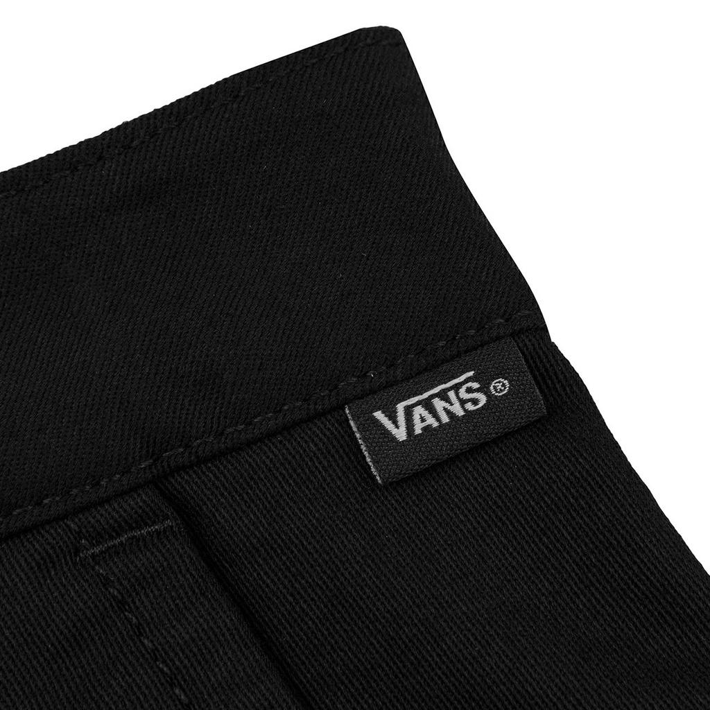 Vans X Sandy Liang Collaboration Solid Logo Woven Pants Women pants Black VN0A7RLJYOD