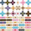4PCS Creative Band-Aid Shape Iron-On Patch Sew-On Patch Embroidery Patch, Hot Melt Adhesive Applique for DIY Clothing Bags Hats