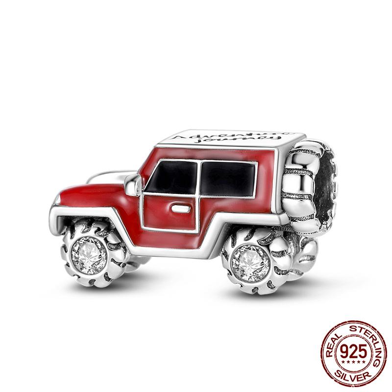 Red Series Pendant Charms Beads Plata Charms Of Ley Fit Original Brand Women Bracelet Pendant Necklace Jewelry