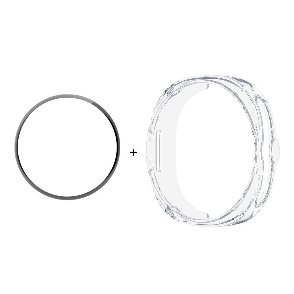 ENKAY HAT PRINCE For Samsung Galaxy Watch8 Classic 46mm Case with PMMA Screen Film TPU Watch Cover