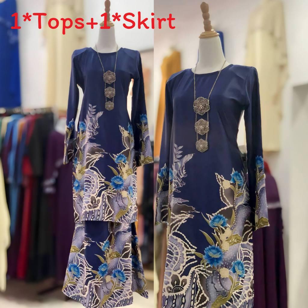 Vintage Style Long Dress With 3d Printed Pattern For Business Casual And Evening Wear