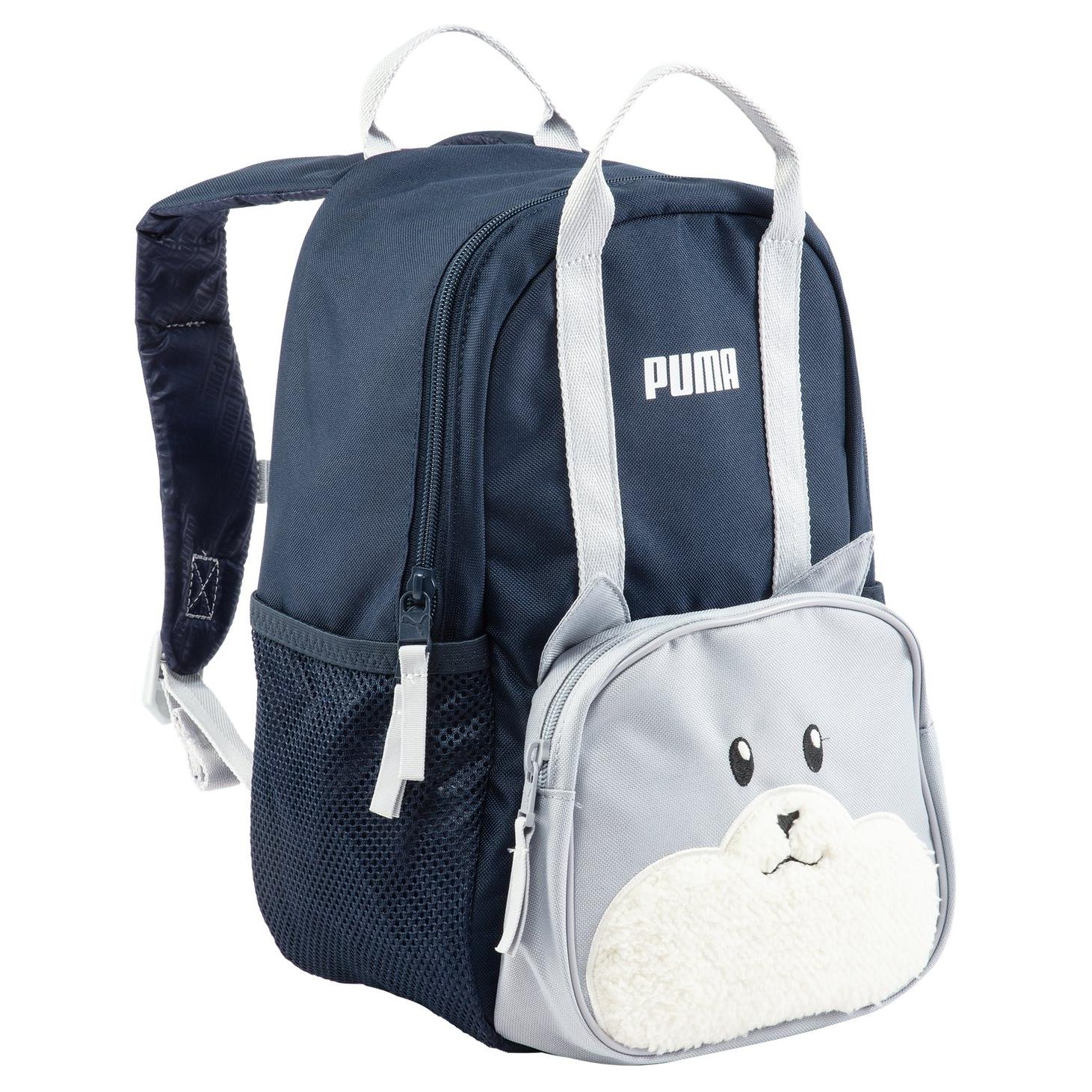 

Новый тканевый рюкзак PUMA обычный унисекс темно-синий и светло-серый 090401-05 22.1*15.0*33.0CM