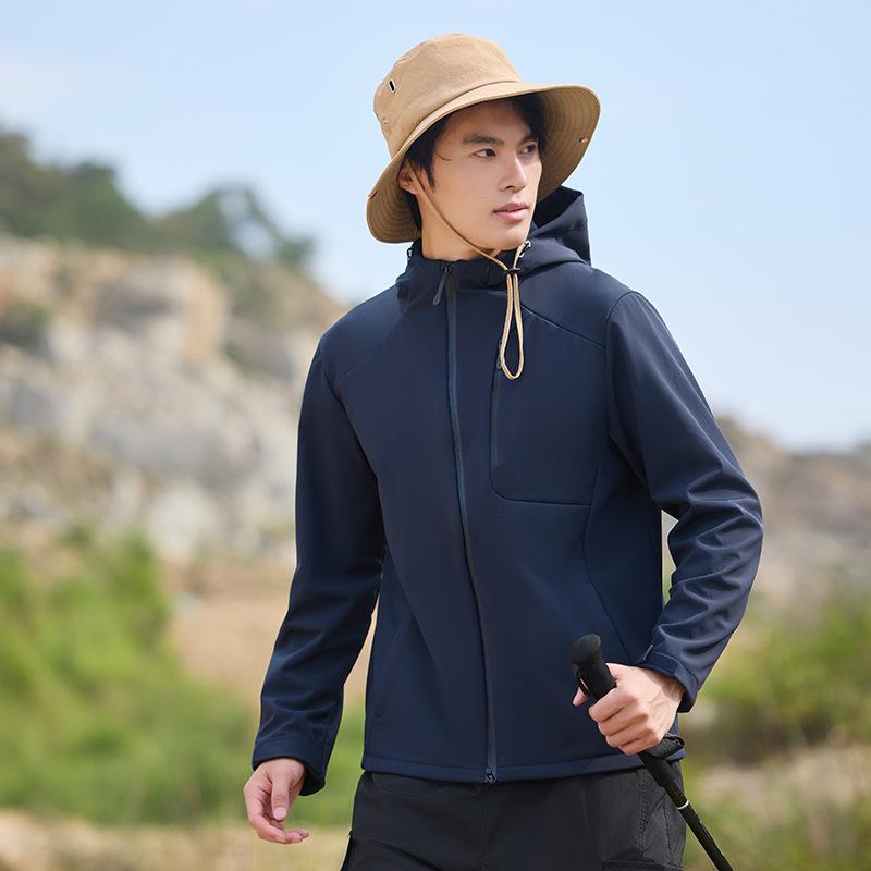 

2025Повседневная мужская хлопковая куртка с капюшоном, приталенного силуэта, зимняя, модная стеганая одежда 6XL темно-синий