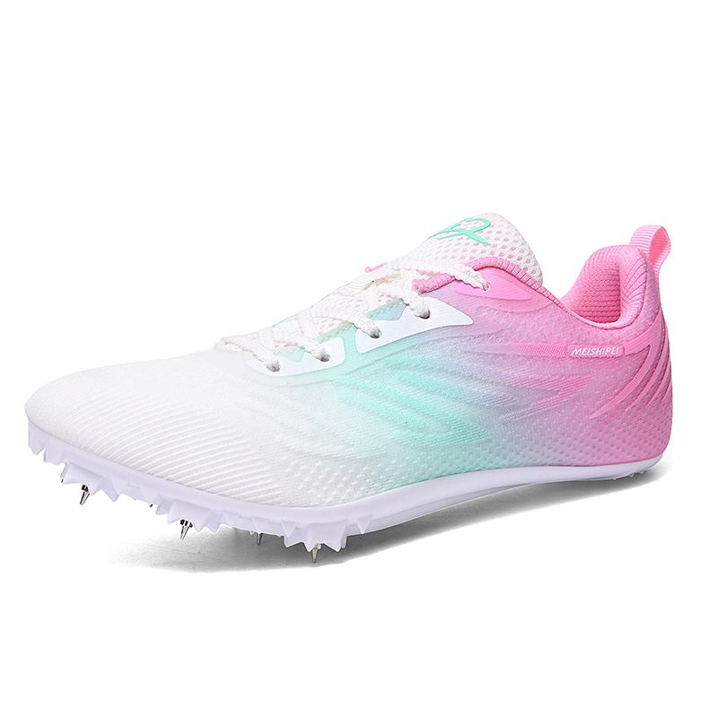 New Sprint Track and Field Shoes for Teenagers, Outdoor Sports Track and Field Spikes, Running Unisex Training Spikes 34