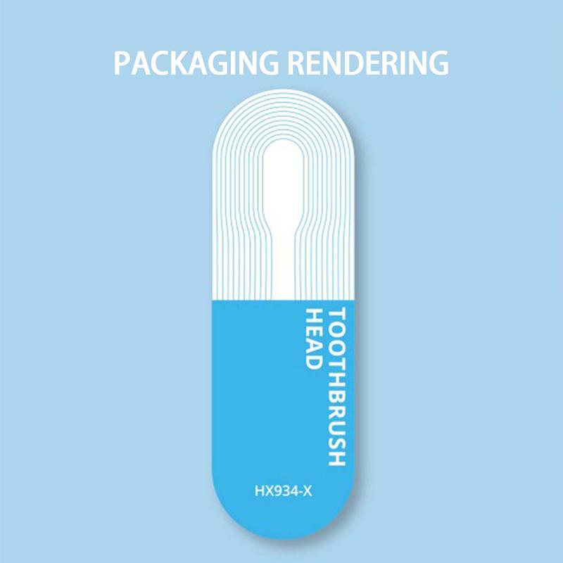 1pcs Replacement Electric Toothbrush Heads PP POM and Soft Bristles