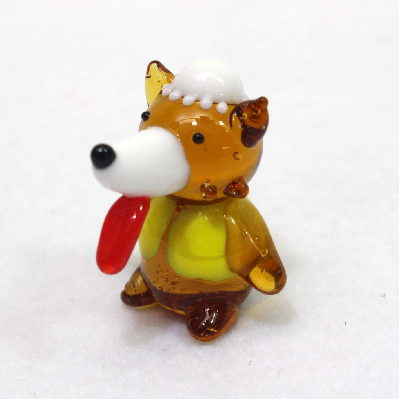 

Fourcart Cute Handmade Glass Wolf CKK532