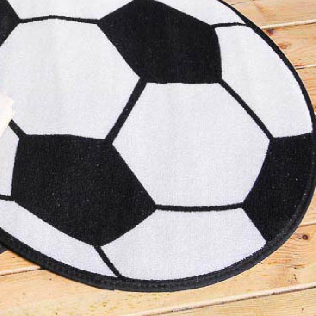 Round Ball Rug Football Basketball Children's Bedroom  Living Room Mat Computer Chair  Polyester Floor  Mode