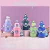 Non-slip Cartoon Thermos Cup For Boys 316 Food Grade Straw Portable And Insulated