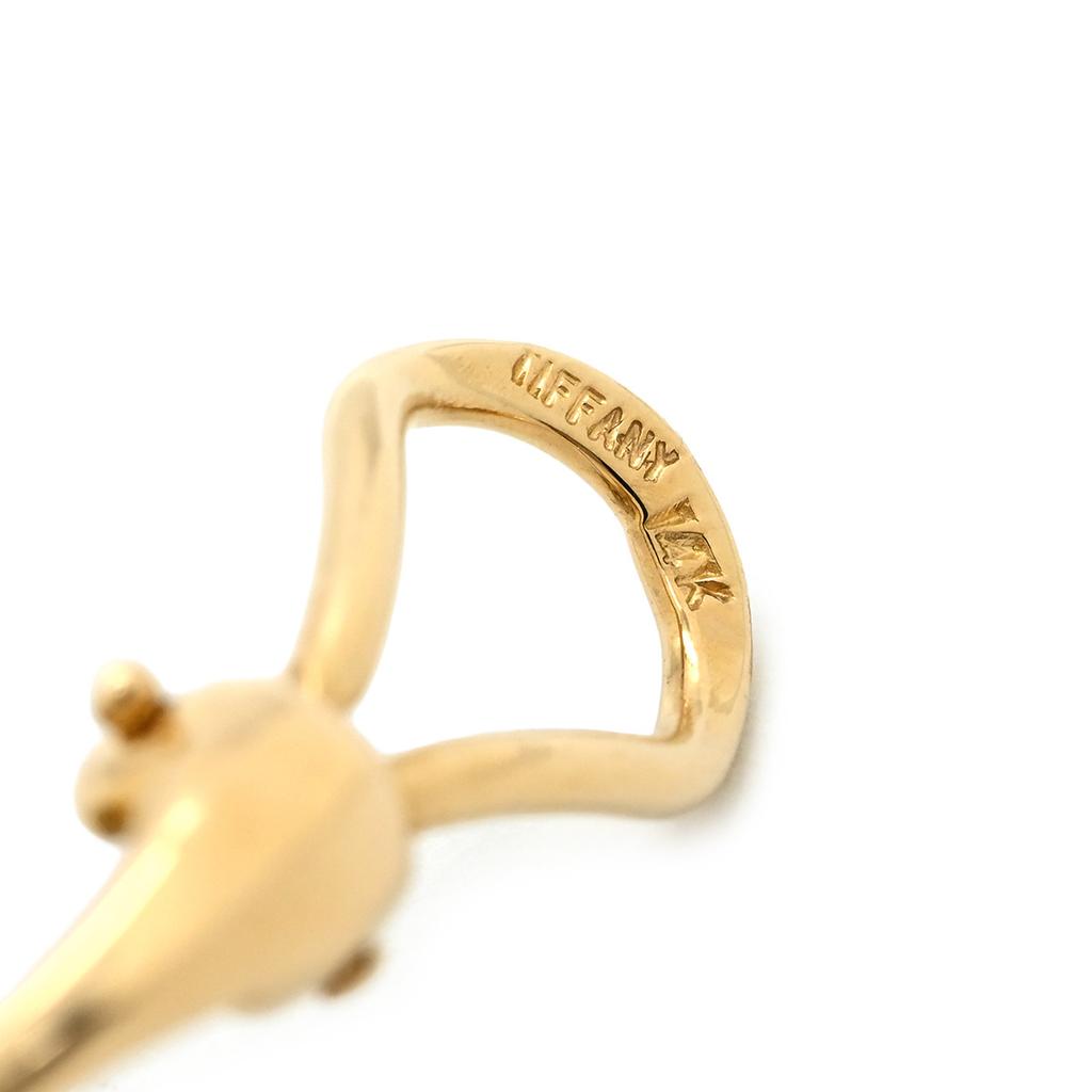 Tiffany & Co - knot Twist knotEarring K14YG Array